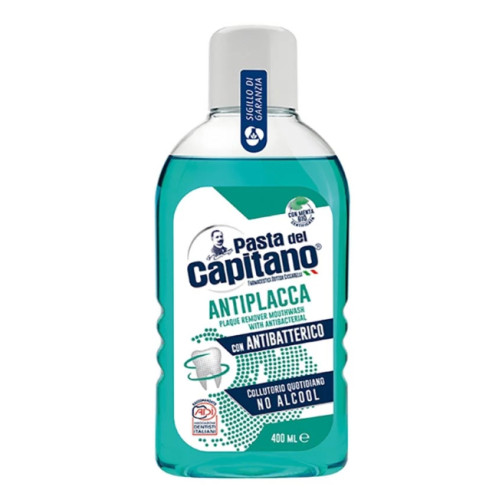 Ополіскувач для рота Pasta del Capitano Antiplacca проти нальоту, 400 мл